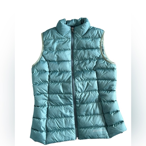 Eddie Bauer Women’s Down Vest Green - Picture 1 of 13